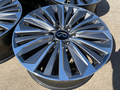 (1) 22" Infiniti QX80 QX56 Nissan Titan Armada OEM 94236 wheel rim 2025 2026
