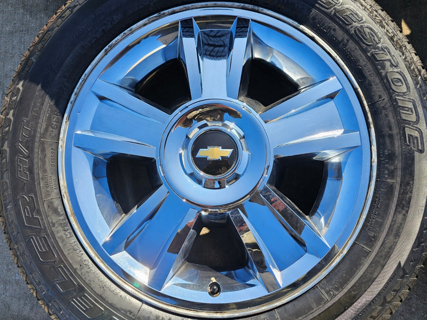 20" Chevy Silverado Tahoe Suburban chrome OEM 5416 wheels rims tires