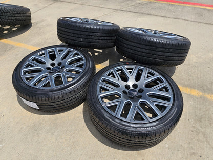 24" GMC Yukon Sierra DENALI OEM wheels rims GOODYEAR SET 2024 2025 2026 2027 NEW