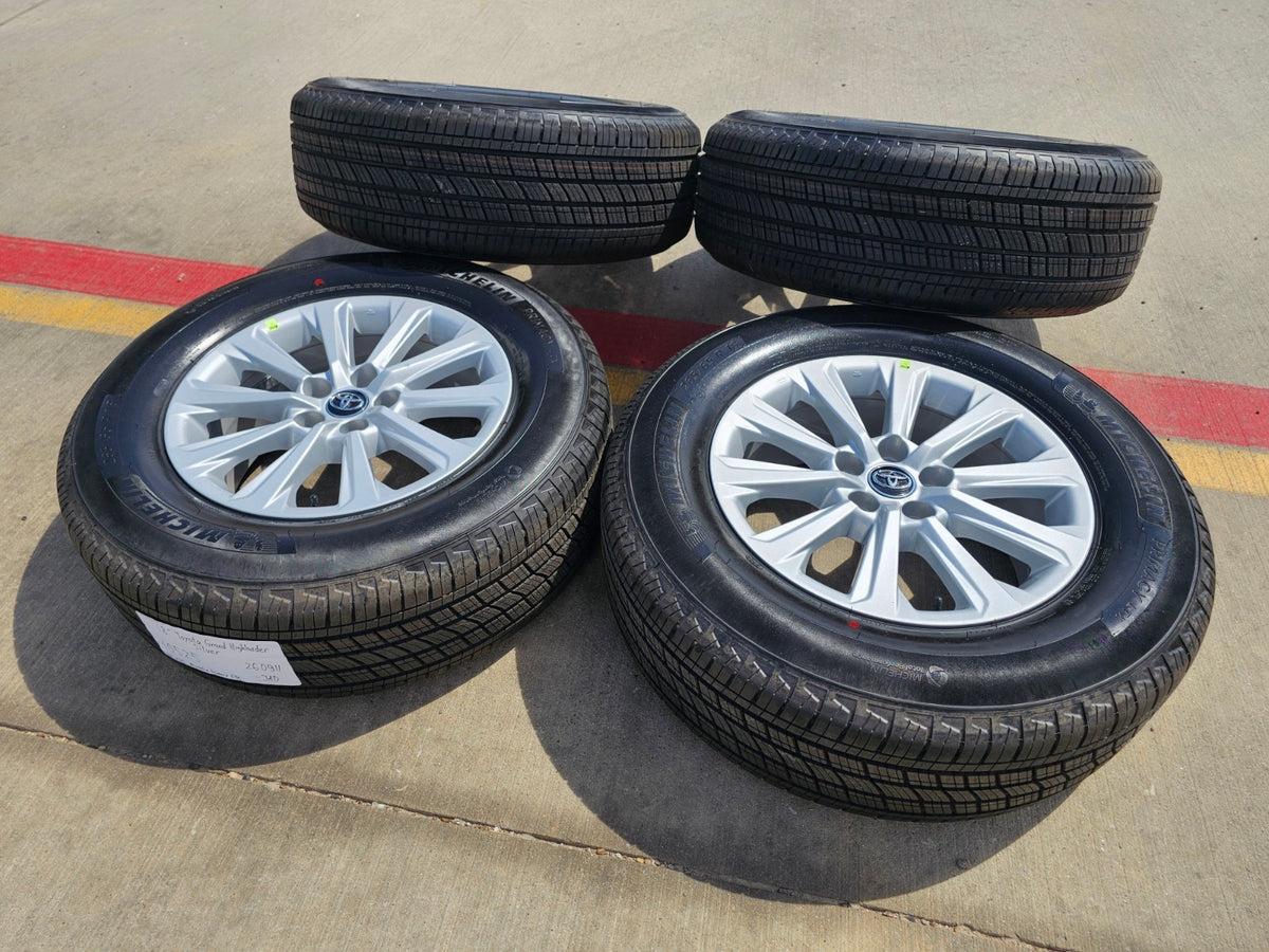 18" Toyota Grand Highlander OEM 10525 wheels rims Lexus TX350 SET MICHELIN NEW