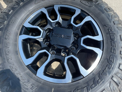 18" GMC Sierra AT4X Chevy Silverado 2500 3500 OEM 5949 wheels rims SET NITRO 34"
