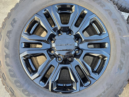 20" GMC Sierra Chevy 2500 OEM 5957 BLACK DIAMOND wheels rims 2024 2025 NEW