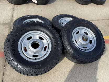 17" Ford F-250 F-350 OEM 3828 wheels rims tires GOODYEAR TERRITORY R/T 33" NEW