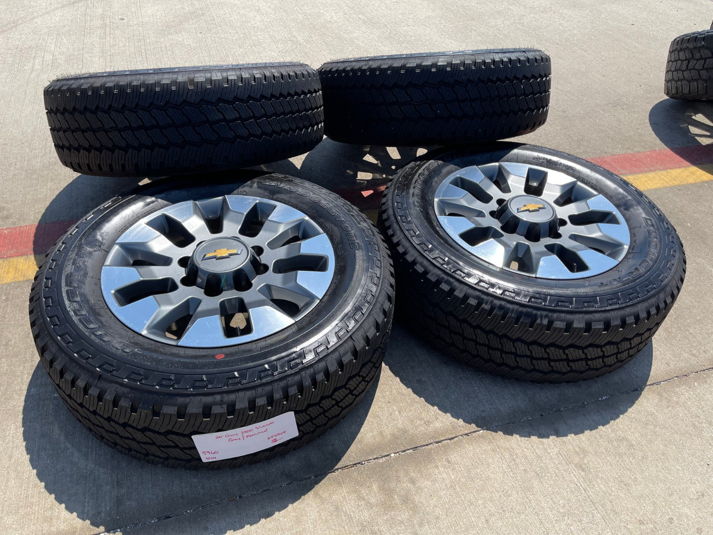 20" Chevy Silverado 2500 3500 OEM 5960 5947 GMC Sierra wheels rims tires NEW