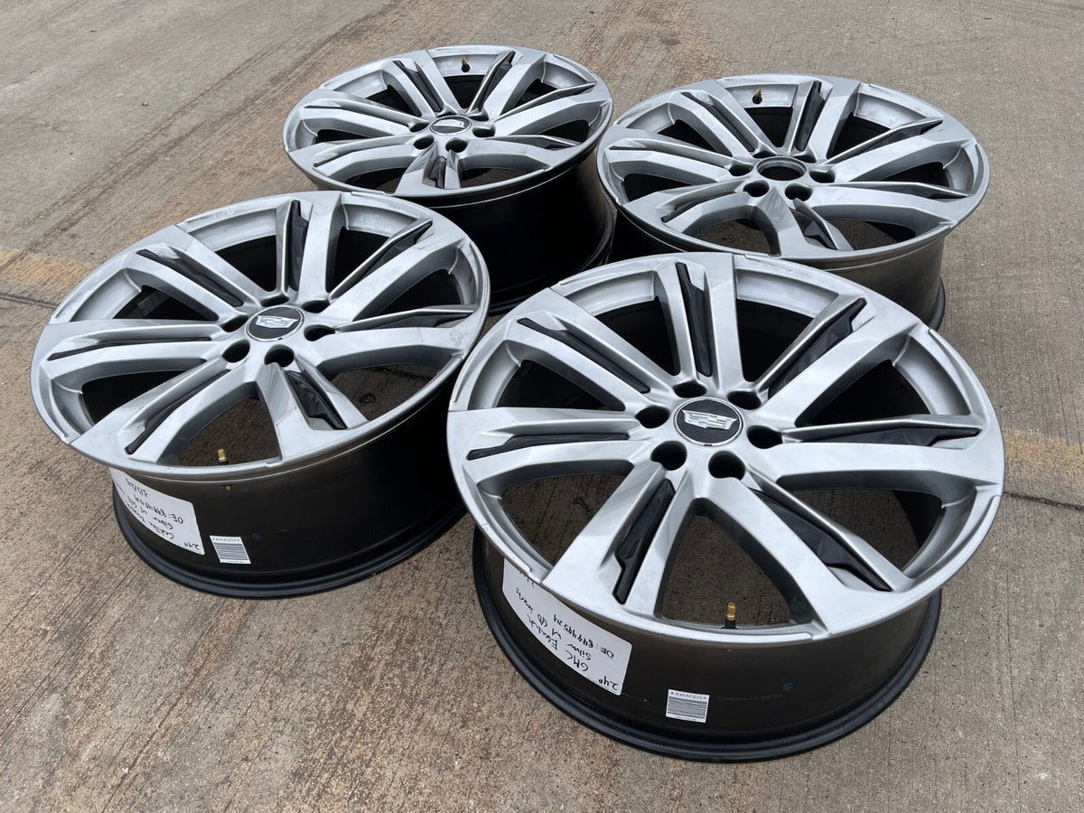 (1) 24" Cadillac Escalade V Platinum OEM wheel rim spare 2024 2025 2026 2027 NEW