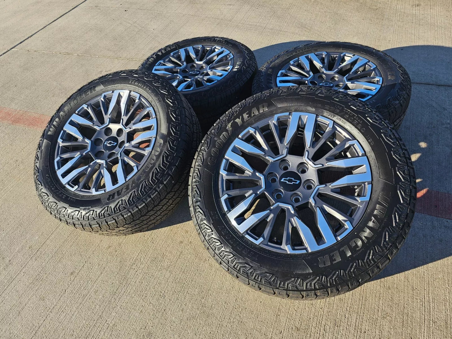 20" Chevy Silverado Z71 GMC Sierra Canyon OEM wheels rims 2024 2025 2026 NEW