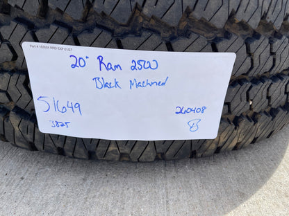 20" Dodge Ram 2500 3500 LARAMIE OEM 51649 wheels rims A/T2 2025 2026 NEW