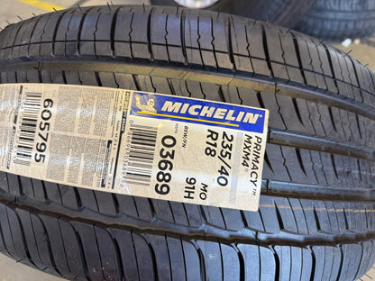 235/40/18 Michelin Primacy MXM4 tire 91H 235/40R18 NEW