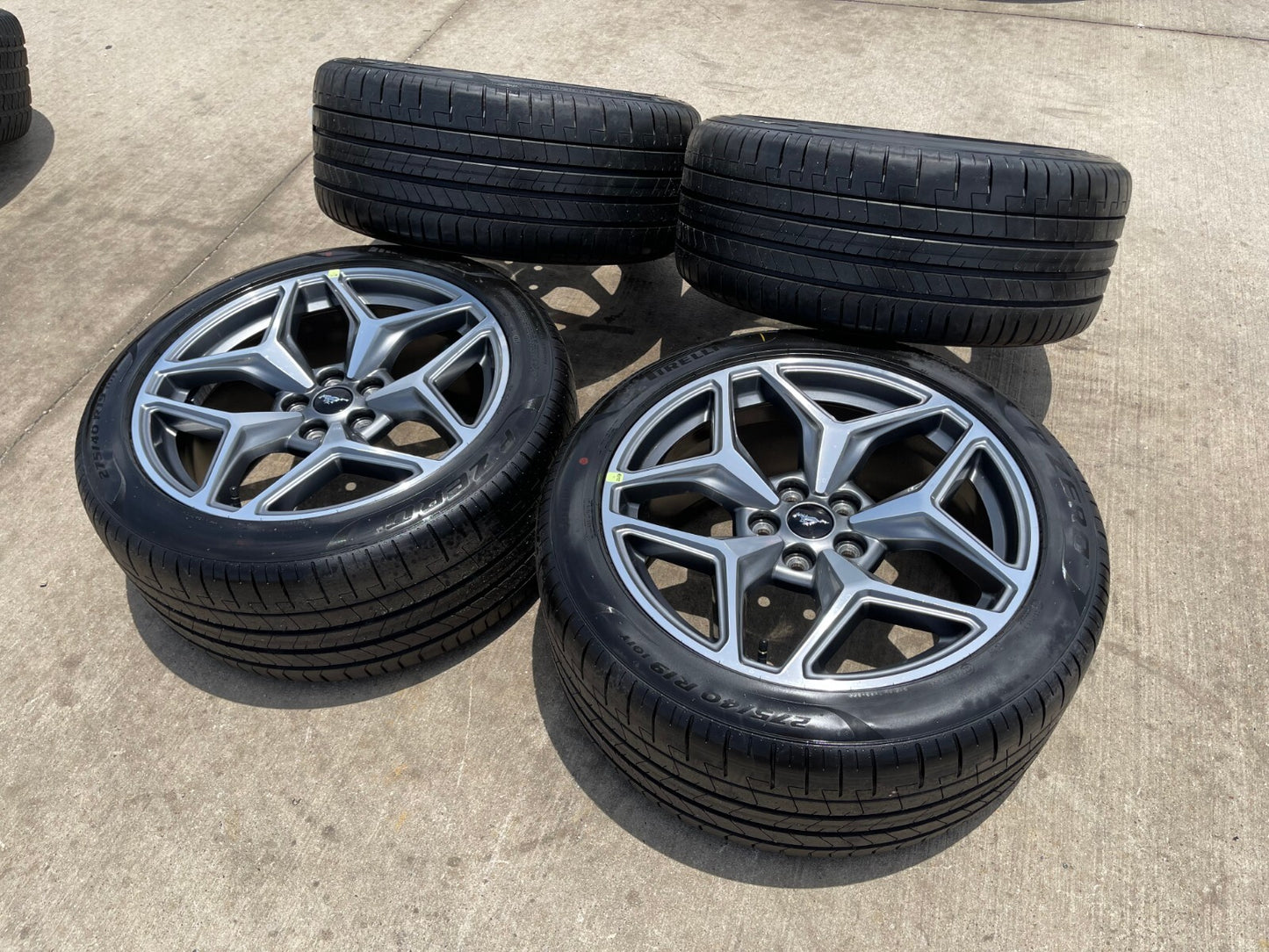 19" Ford Mustang GT Performance Track Pack OEM wheels rims 2024 2025 2026 NEW
