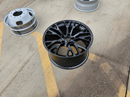 19x10 Chevy Corvette STINGRAY C7 OEM wheel rim 5734 5736 black FRONT 2017 2018