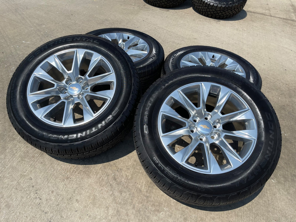 20" Chevy Tahoe Silverado LTZ 5920 OEM wheels rims Yukon 2026 CONTINENTAL NEW