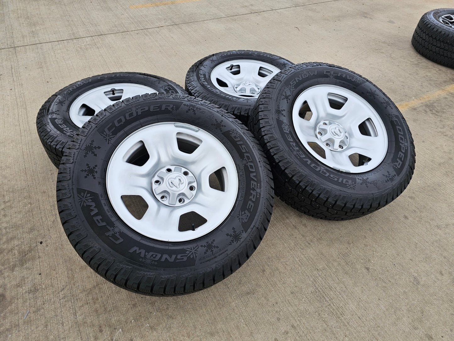 18" Ram 1500 OEM 2667 stock wheels rims SNOW tires 2022 2023 2024 2025 2026