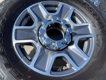 18" Ford F-250 F-350 Lariat FX-4 OEM wheels 10480 10298 tires BRIDGESTONE SET