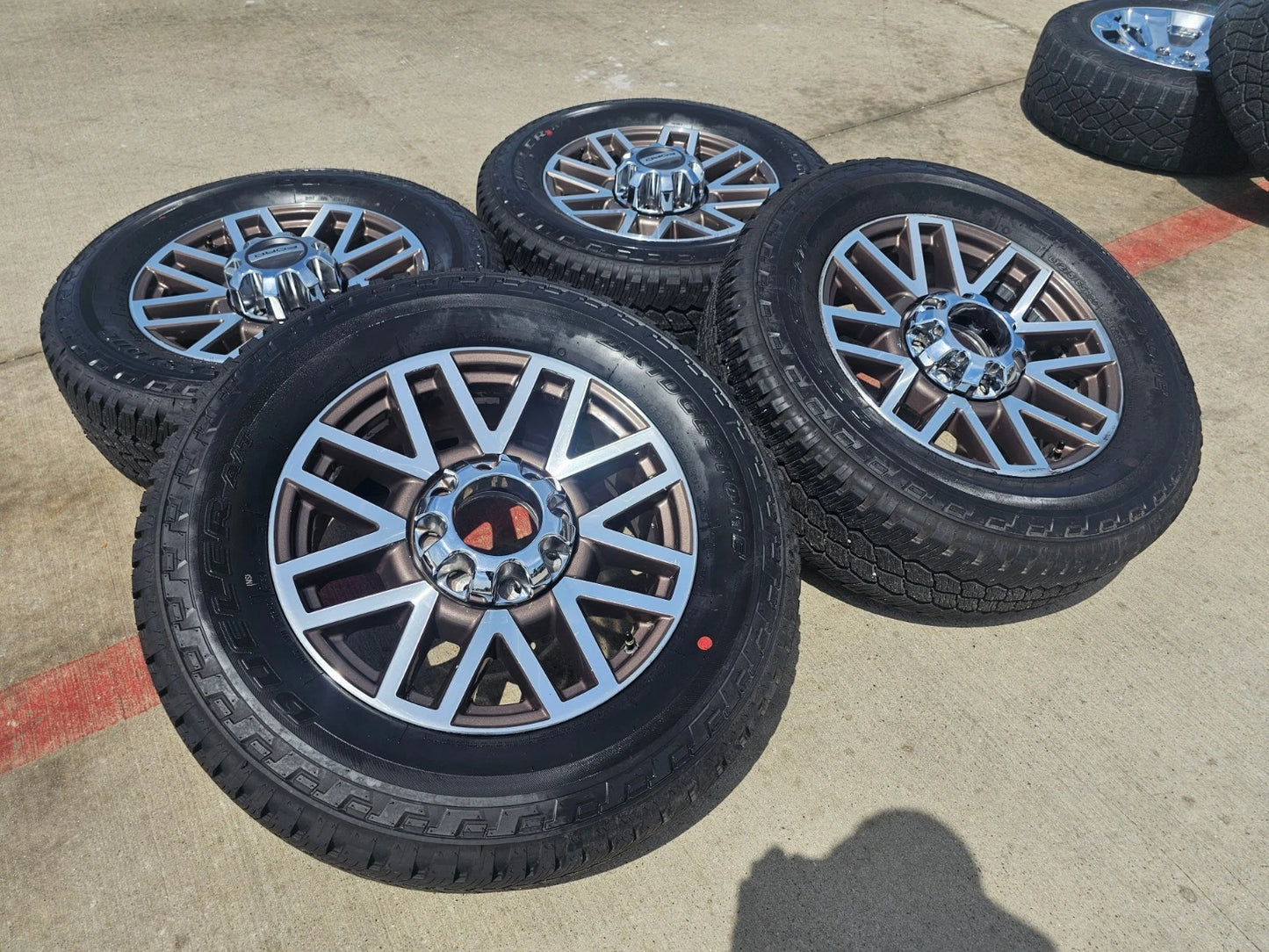 20" Ford F-250 F-350 KING RANCH OEM 10104 rims wheels TAN