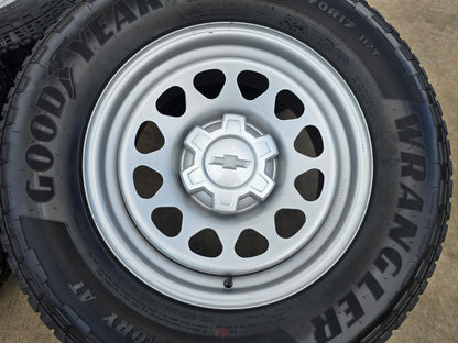 17" Chevy Colorado OEM wheels rims Silverado 8130 Canyon 2025 2026 NEW GOODYEAR