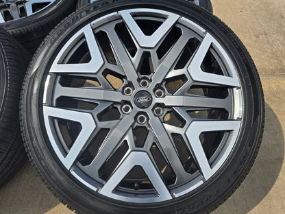 24" Ford F-150 LIMITED Plus OEM rims wheels Expedition 2025 2026 2027 NEW