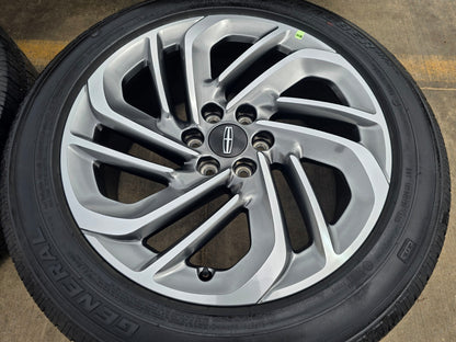 22" Lincoln Navigator OEM 94225 rims wheels SET BLACK LABEL GENERAL