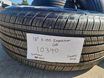 18" Ford F-150 OEM rims wheels 95049 10340 Expedition SET GOODYEAR NEW