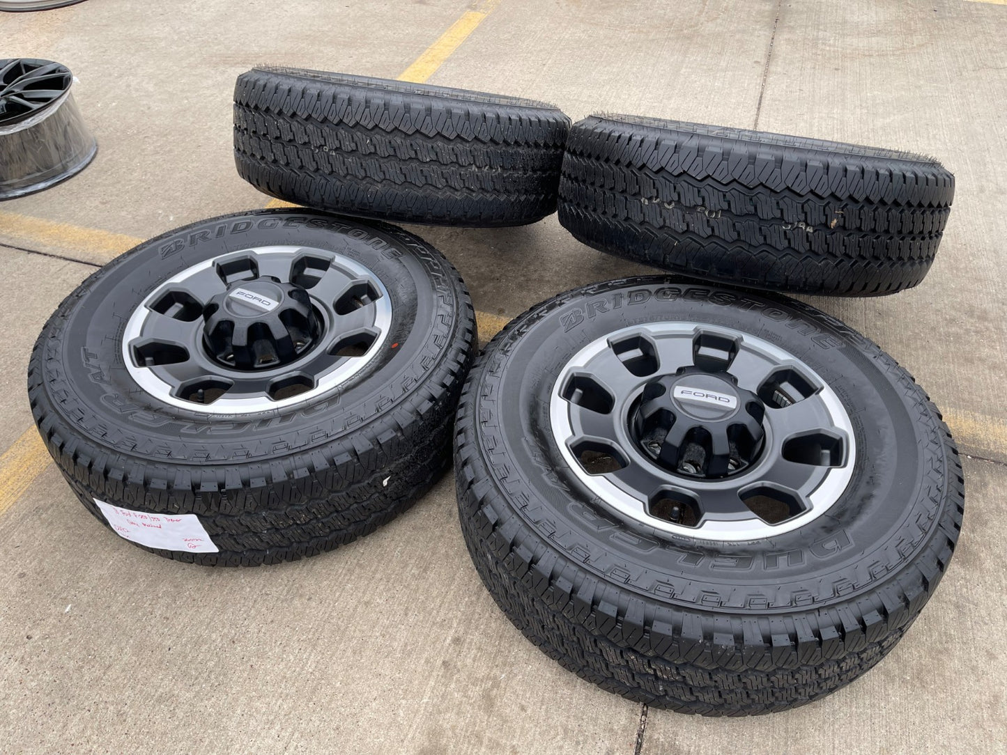 18" Ford F-250 F-350 OEM TREMOR 10482 rims wheels 2024 2025 2026 BRIDGESTONE
