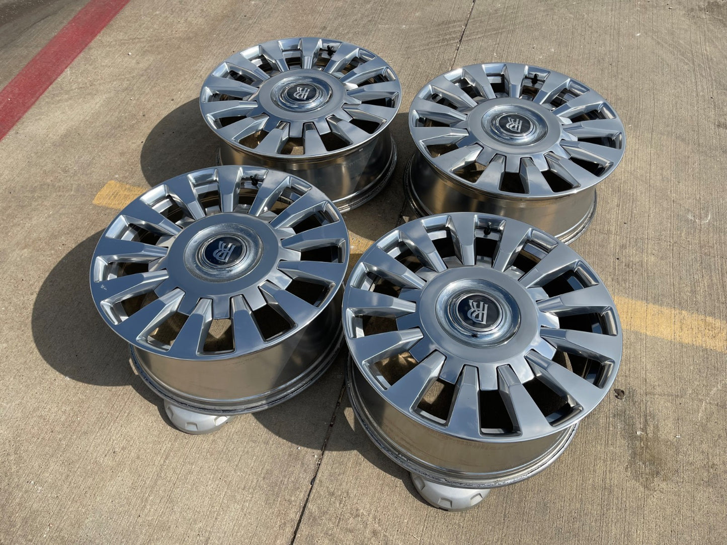 22" Rolls Royce Phantom OEM wheels rims FORGED 5x120 Wraith Ghost Dawn SET