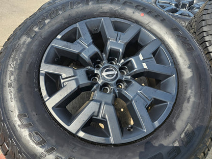 17" Nissan Frontier OEM Desert Runner 62832 wheels rims tires 2023 2024 2025 NEW