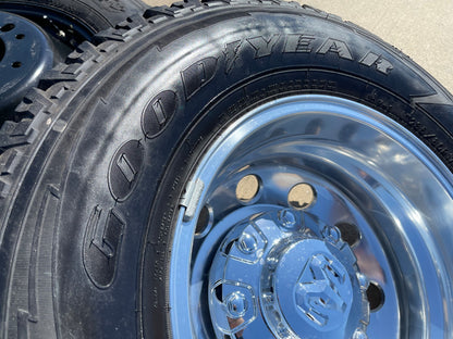 17" Dodge Ram 3500 Dually OEM 2701 2702 Laramie 8x200 wheels rims GOODYEAR