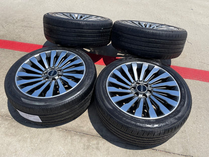 22" Lincoln Navigator OEM 10178 rims wheels BLACK LABEL SET DISCOUNTED