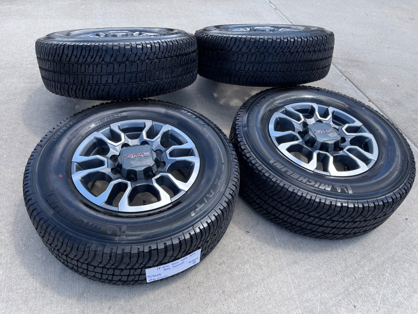 NEW 18" GMC Sierra AT4X Chevy Silverado 2500 3500 OEM wheels rims SET RIM# 5949