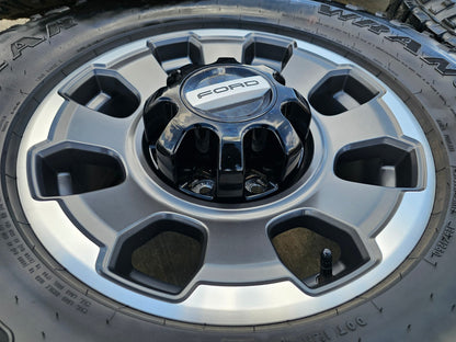18" Ford F-250 F-350 OEM TREMOR rims wheels 10482 tires SET DURATRAC R/T 35"
