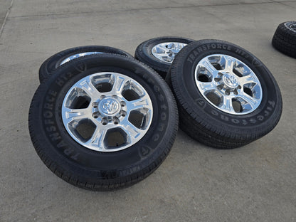 18" Ram 2500 3500 Laramie Power Wagon OEM wheels rims 2692 FIRESTONE H/T2 NICE