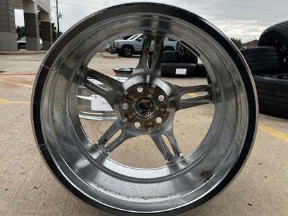 19" 19x8.5 Chevy Corvette C8 OEM wheel rim 14007 96704 FRONT CHROME