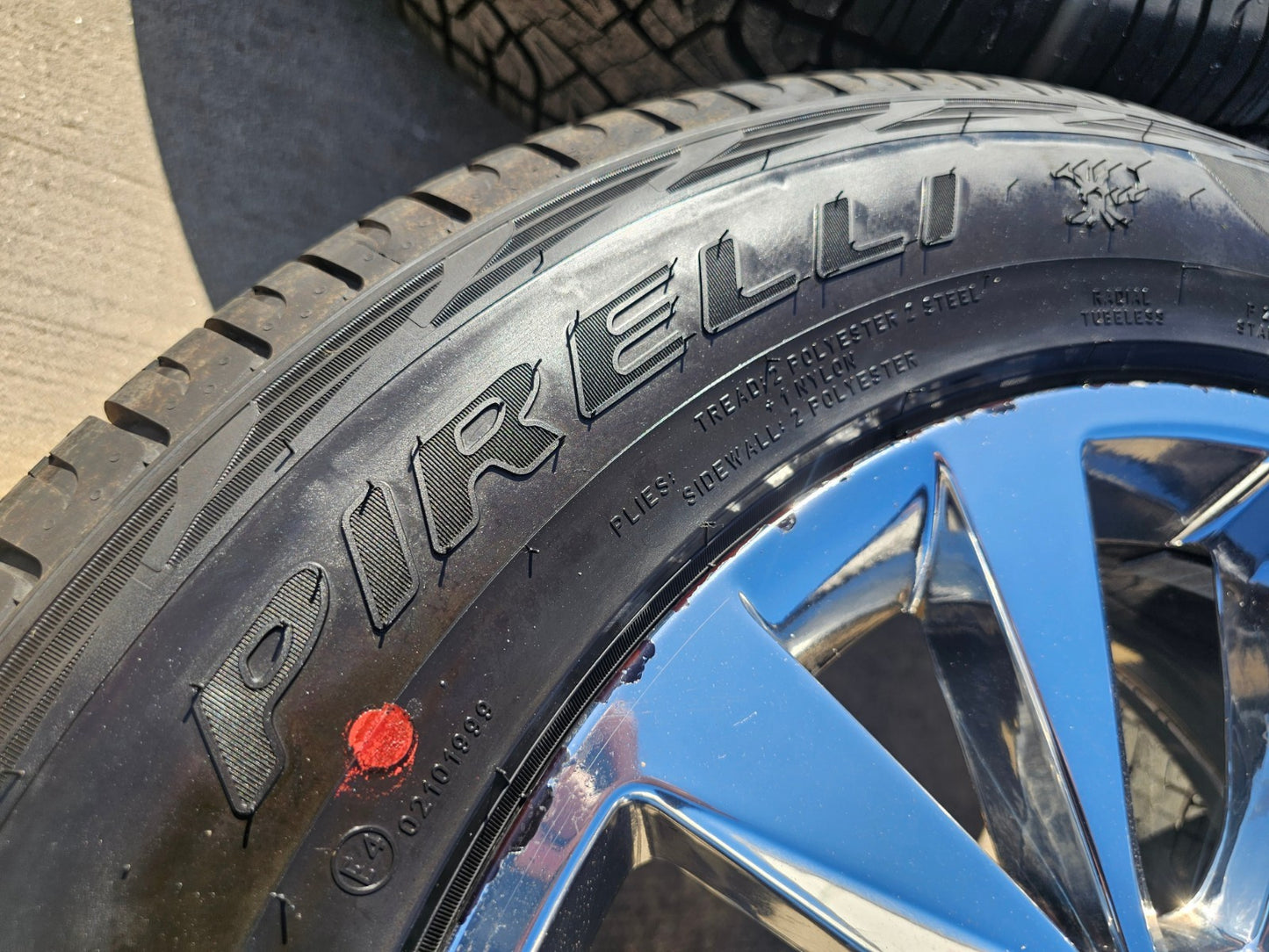 20" Ford F-150 Expedition CHROME rims wheels 10003 OEM tires SET PIRELLI A/TR