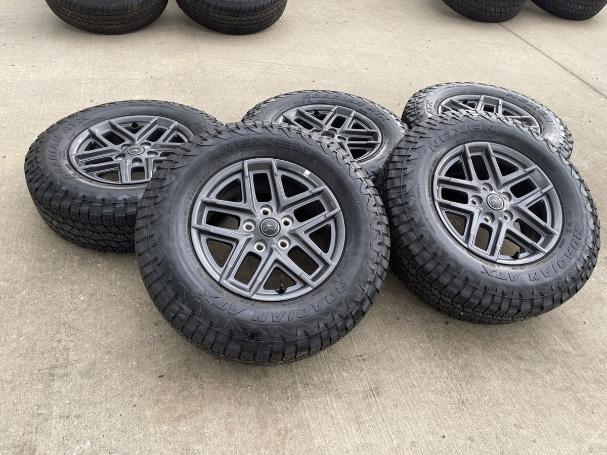 17" Jeep Wrangler Rubicon OEM wheels rims 9324 Gladiator 2025 2026 SET NEXEN NEW