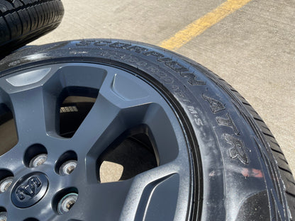 20" Dodge Ram 1500 OEM Laramie Black 2680 wheels rims tires 2024 2025 2026 NEW