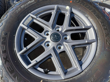 17" Jeep Wrangler Rubicon OEM wheels rims 9324 Gladiator 2025 2026 NEXEN NEW