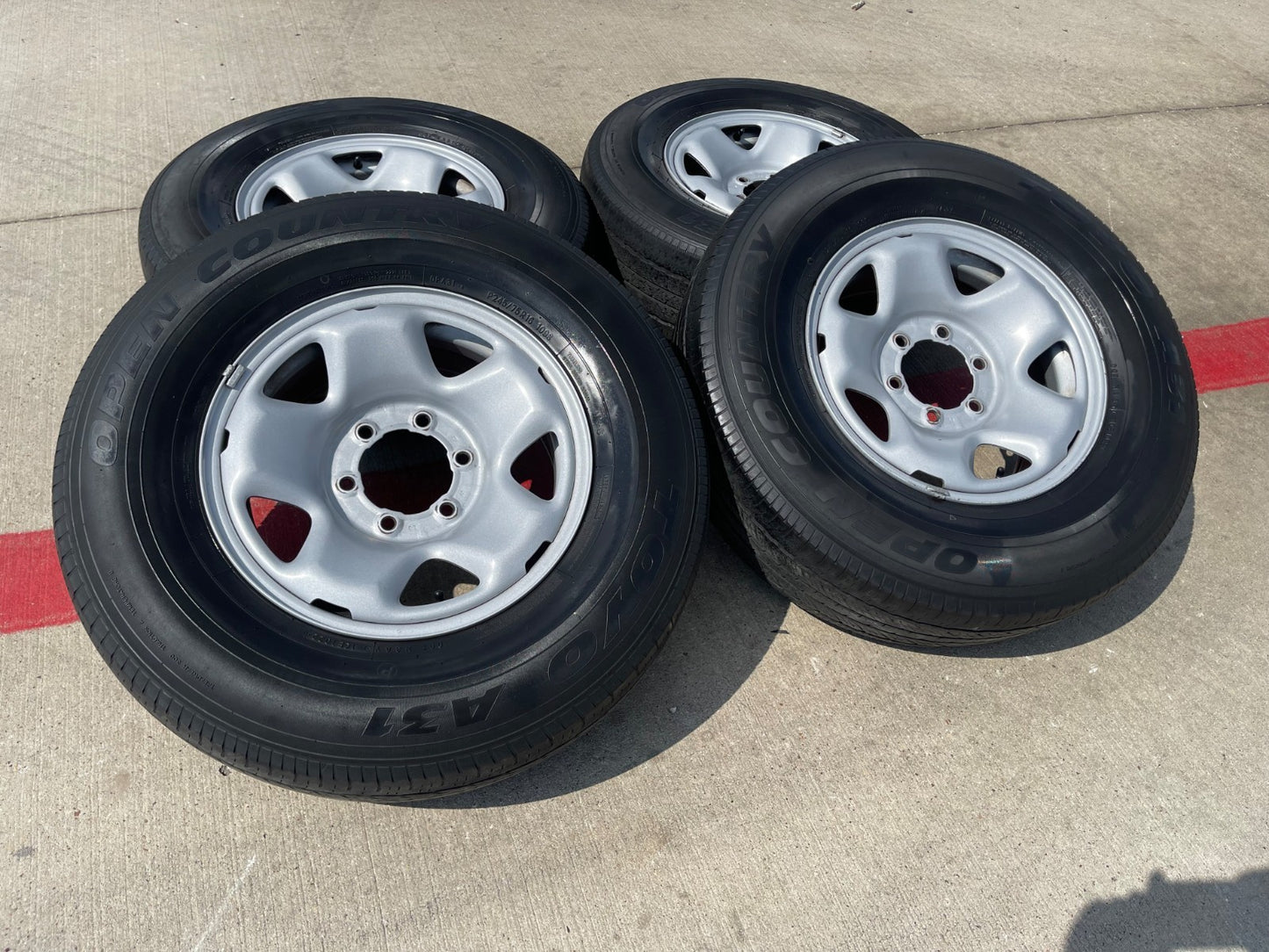 16" Toyota Tacoma wheels rims tires 75192 OEM 4Runner FJ Cruiser