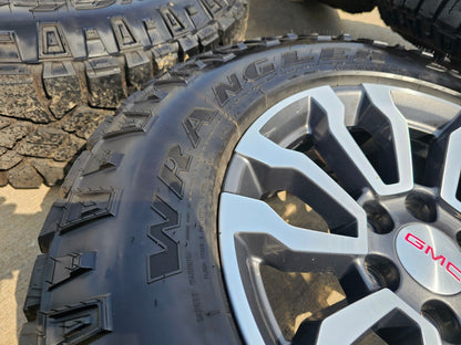 18" GMC Sierra AT4X Chevy Silverado Trail Boss OEM 5909 wheels rims DURATRAC