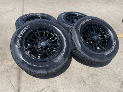 20x9 FUEL Rebel D680 Chevy Dodge Ram 2500 3500 wheels rims 8x165 8x6.5 tires