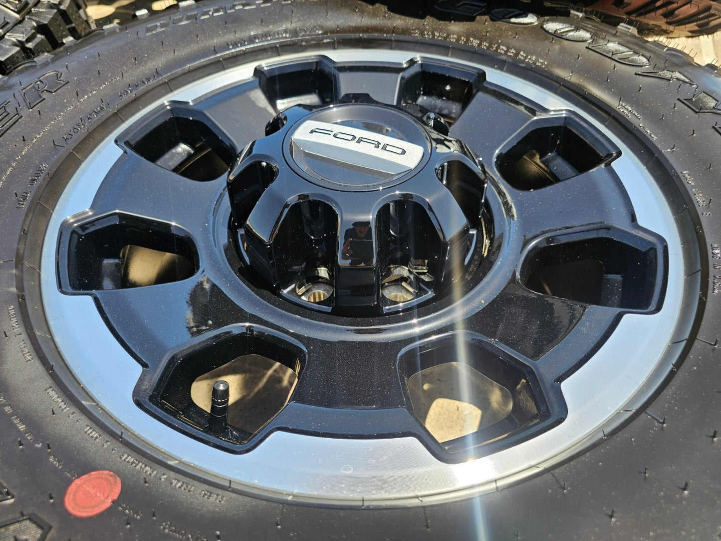 18" Ford F-250 F-350 OEM TREMOR rims wheels 10482 tires SET DURATRAC R/T 35" NEW