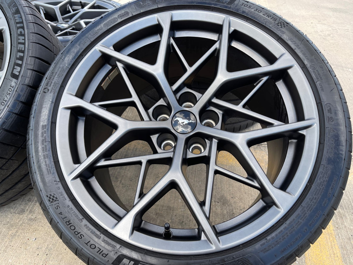 19" 19x10.5 19x11 Ford Mustang GT Track Pack PREFORMANCE OEM wheels rim MICHELIN