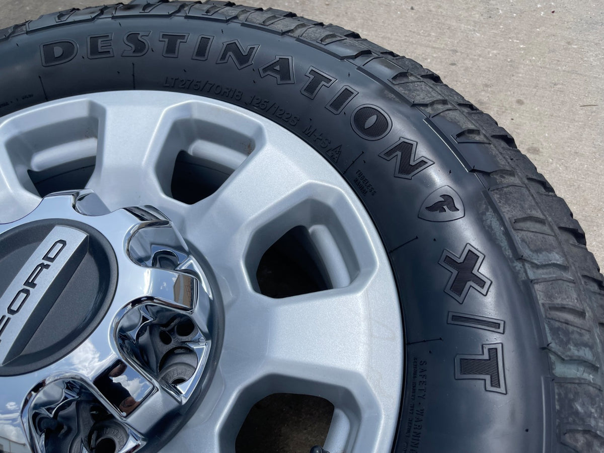 18" Ford F-250 F-350 Lariat FX-4 wheels rims SET OEM RIM# 10481 FITS 2006-2027