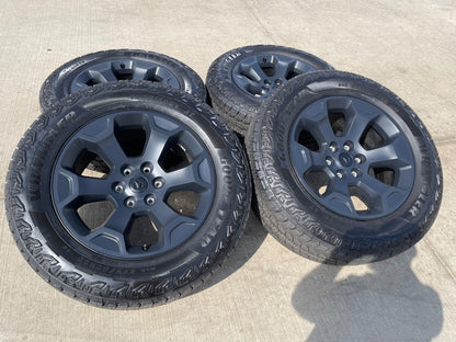 20" Dodge Ram 1500 OEM Laramie Black 2680 wheels rims 2025 2026 GOODYEAR NEW