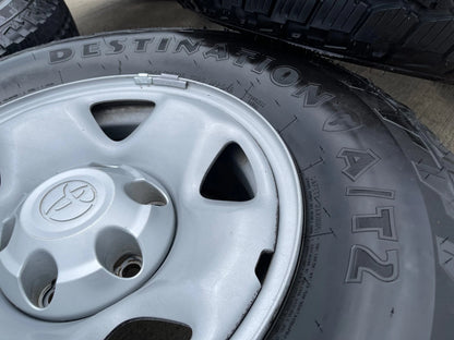 16" Toyota Tacoma OEM steel wheels rims 75192 tires FIRESTONE