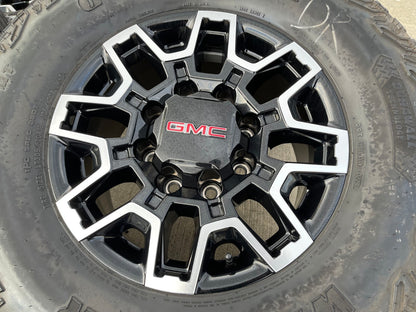 18" GMC Sierra AT4X Chevy Trail Boss 2500 OEM 14136 wheels rims GOODYEAR 35"