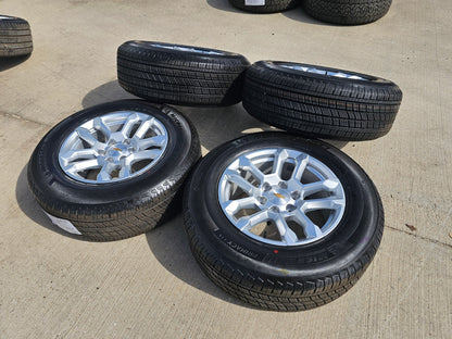 18" Chevy Silverado Suburban Tahoe OEM 14091 wheels rims GMC SET MICHELIN NEW