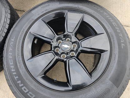 18" Chevy Colorado REDLINE OEM wheels rims 5747 5818 tires 2019 2020 2021 2022