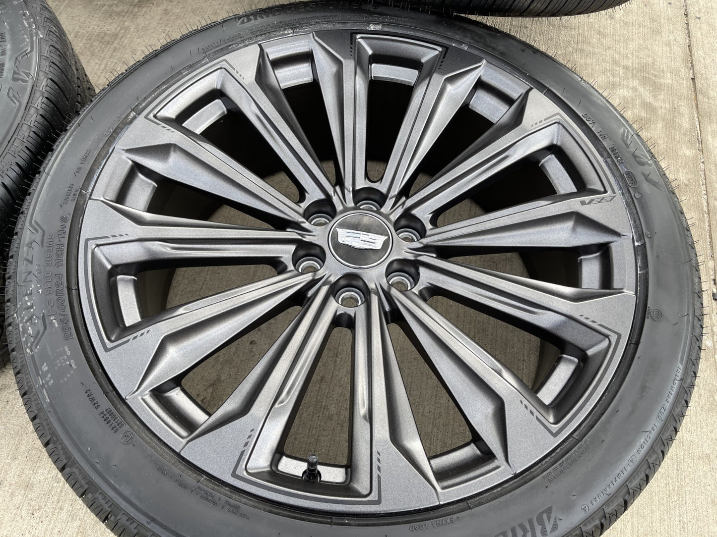 24" Cadillac Escalade V OEM wheels rims tires 2022 2023 2024 2025 2026 NEW