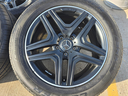20" Mercedes G Wagon G63 AMG OEM 85326 black wheels rims tires NICE