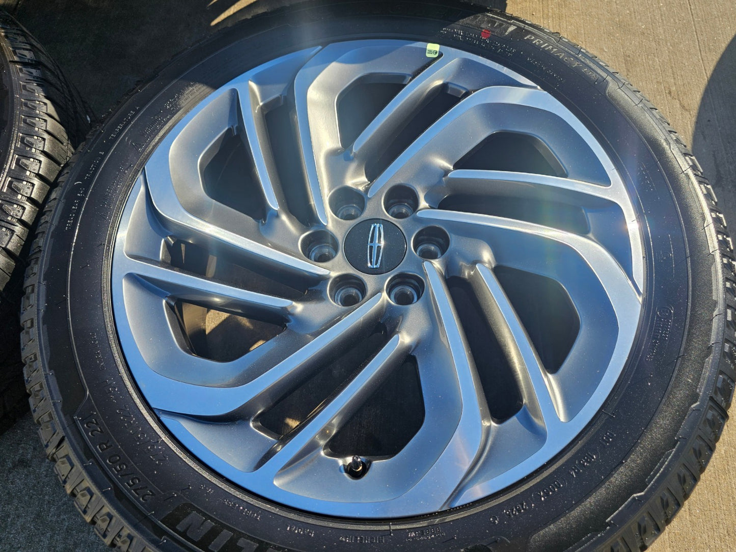 22" Lincoln Navigator OEM 94225 rims wheels BLACK LABEL 2025 2026 MICHELIN NEW