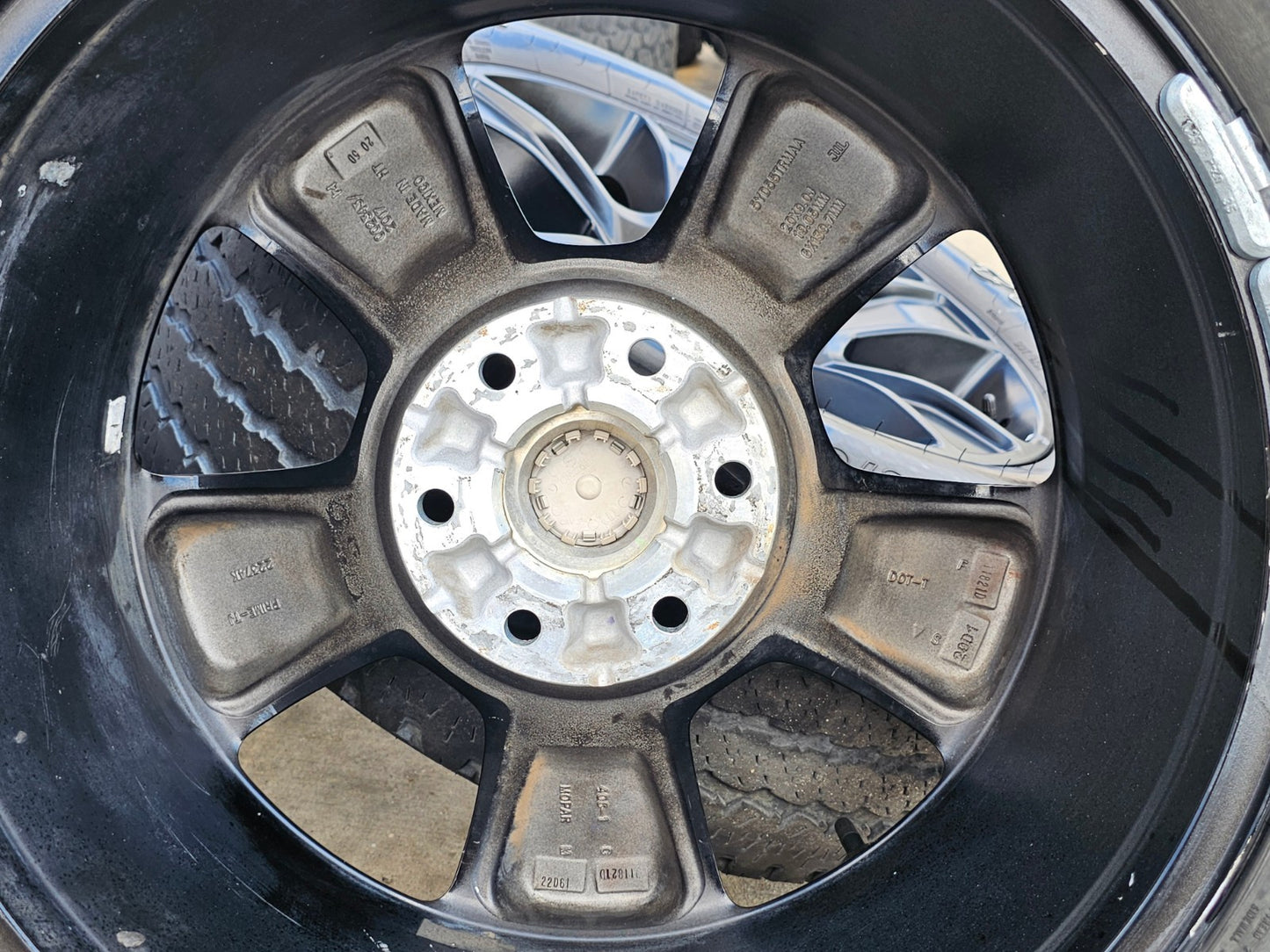 20" Dodge Ram 1500 OEM LIMITED Black 2676 2723 wheels rims FIRESTONE A/T